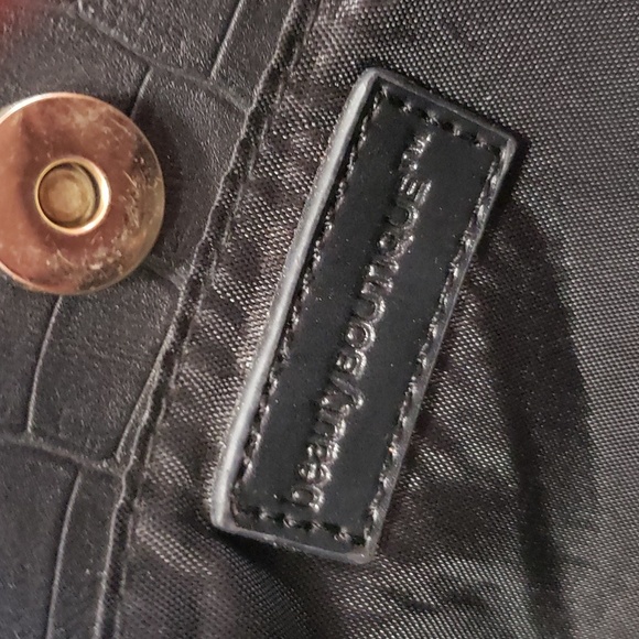 Beauty Boutique Reptile Textured Large Shoulder Bag Neutral Contemporary Modern - Picture 12 of 15